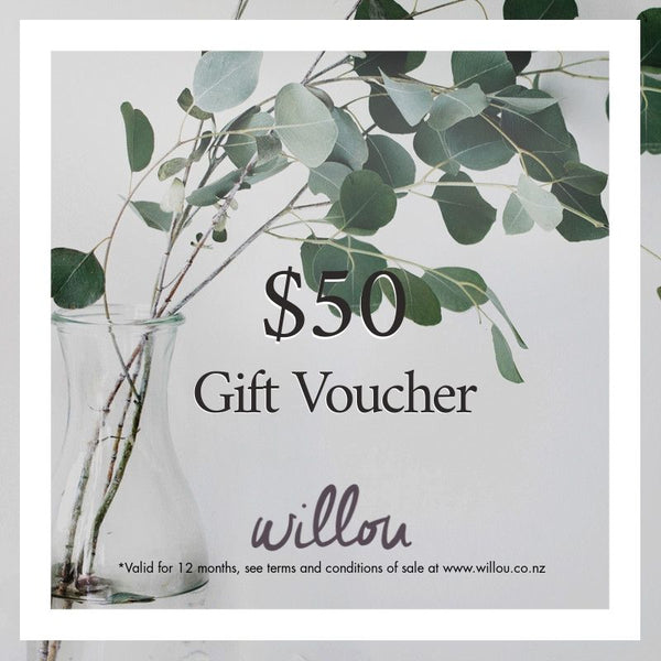 50.00 Willou Gift Voucher WillouNZ